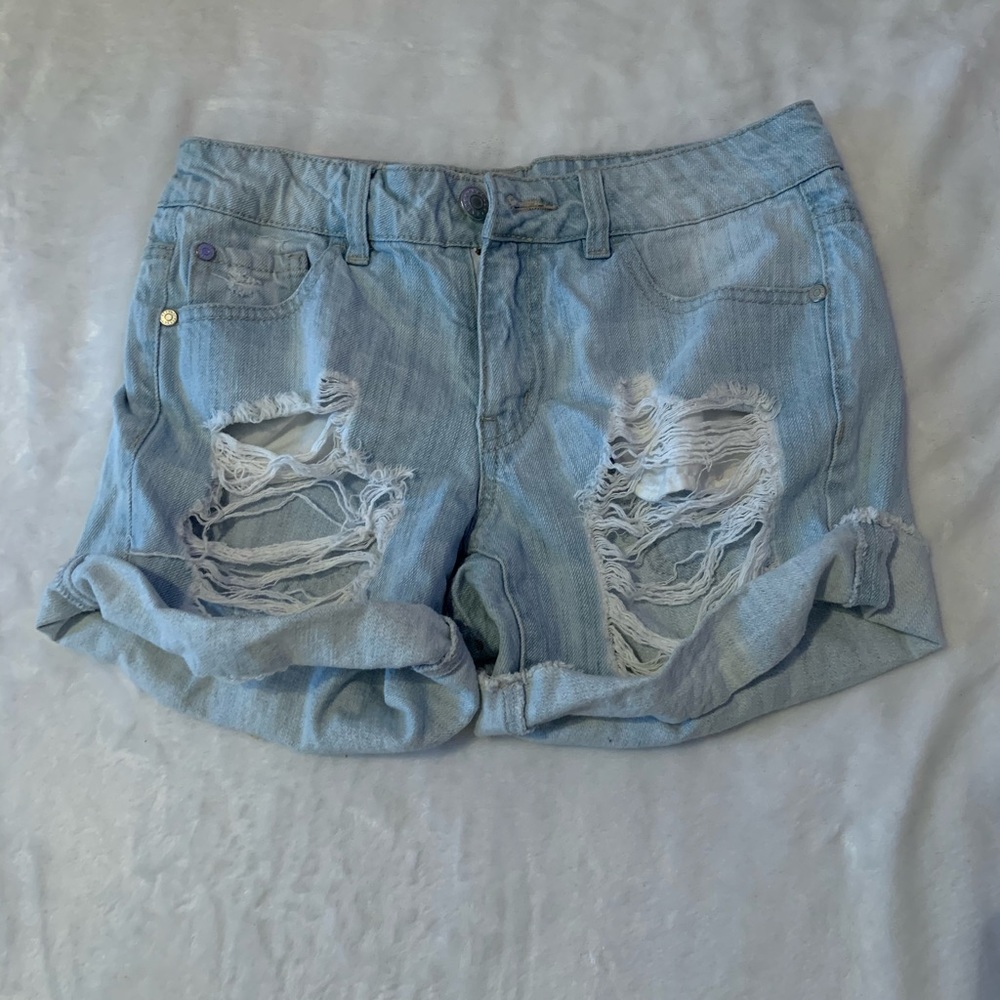 Denim shorts